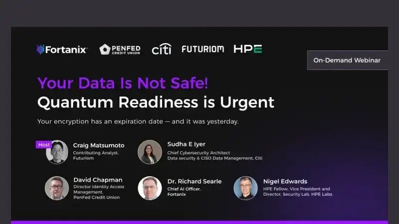 Your Data Is Not Safe! Quantum Readiness is Urgent.